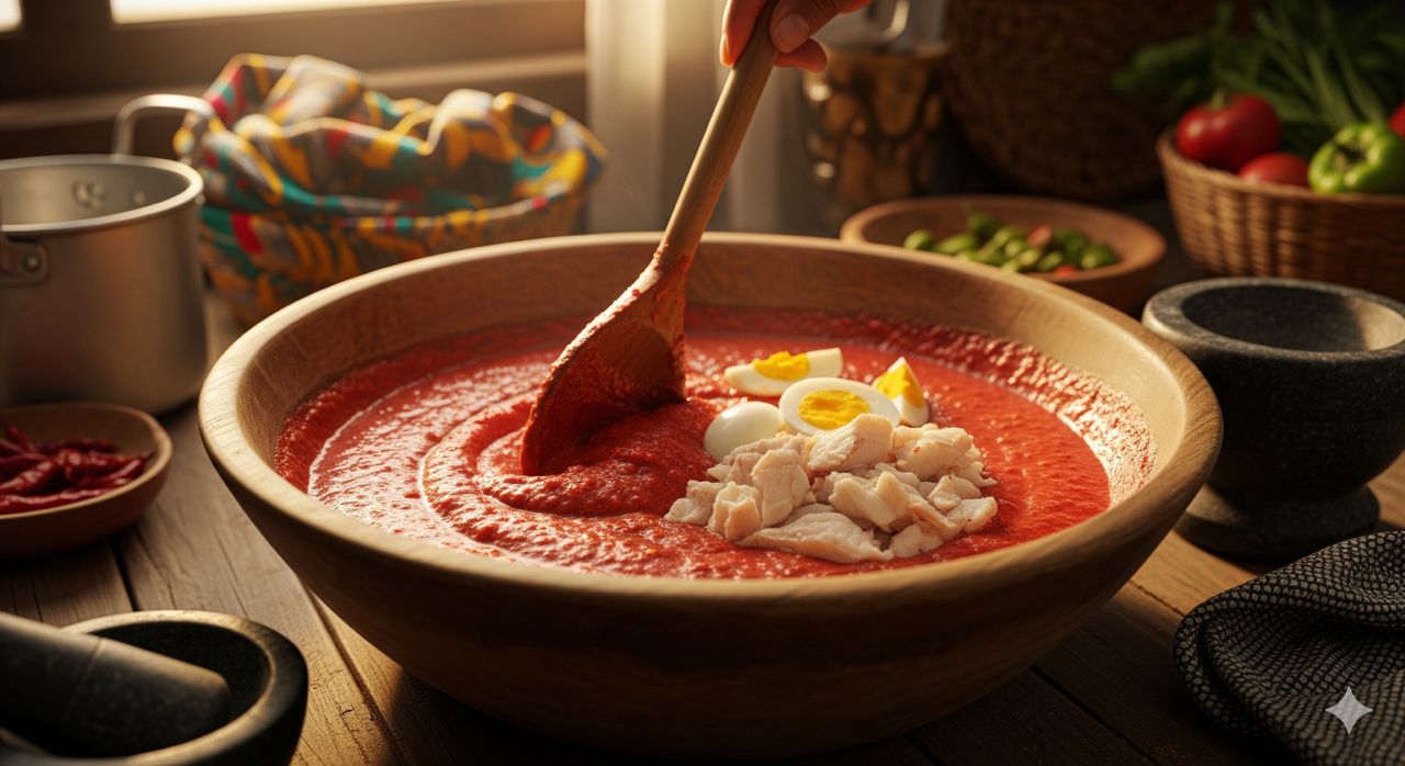 Peeling beans by hand